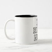Wees hier nu tweekleurige koffiemok (Links)