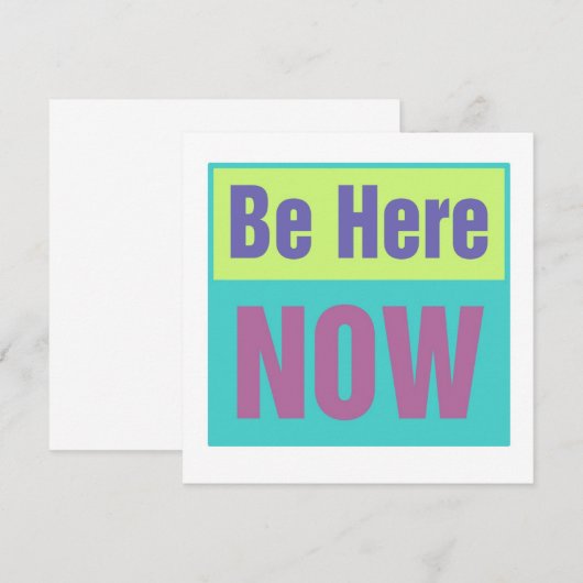 Wees hier nu uitgenodigd kaart (Voorkant / Achterkant)