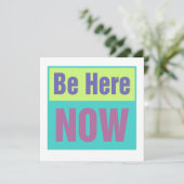 Wees hier nu uitgenodigd kaart (Staand voorkant)