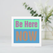 Wees hier nu uitgenodigd kaart (Staand voorkant)