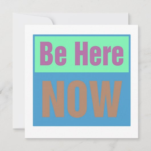 Wees hier nu uitgenodigd kaart (Voorkant)