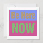 Wees hier nu uitgenodigd kaart (Voorkant)