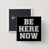 Wees hier nu vierkante button 5,1 cm (Voorkant /achterkant)