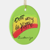 Wees Hippie Thunder_Cove Keramisch Ornament (Rechts)