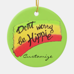 Wees Hippie Thunder_Cove Keramisch Ornament