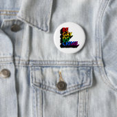 WEES HOMO DOE MISDAAD RONDE BUTTON 5,7 CM (In situ)