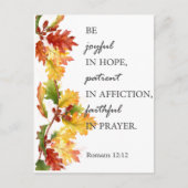 Wees hoopvol briefkaart (Voorkant)