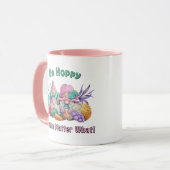Wees Hoppy Dwerg Kabouter Wat Pasen Mok (Voorkant links)