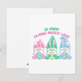 Wees Hoppy Dwerg Wat Het Ook Is Feestdagenkaart (Voorkant / Achterkant)