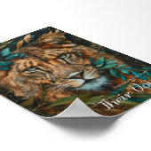 Wees hun stem met woorden Afdrukken & Downloadbaar Poster (Hoek)