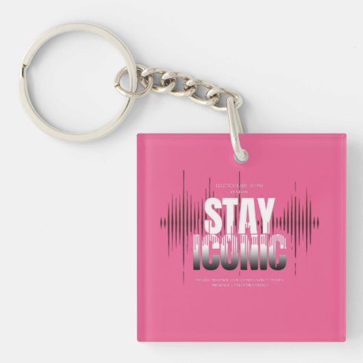 Wees Iconisch Sleutelhanger (voorkant)