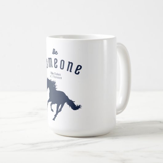 Wees iemand die het verschil maakt in het ontwerpe koffiemok (Voorkant rechts)