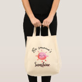 Wees iemands Sunshine Canvas tas| Positief bericht Tote Bag (Voorkant (product))