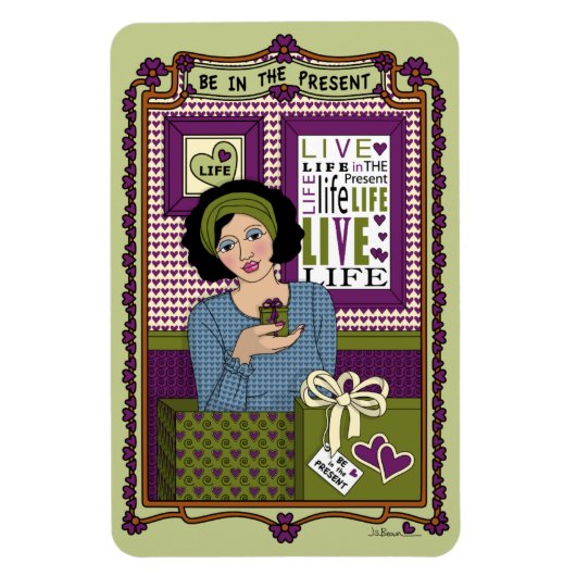 Wees in de Cadeau_A_4x6 koelkast Magnet Magneet (Verticaal)