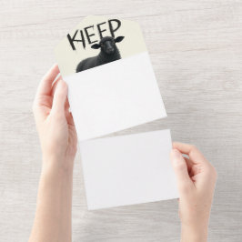 wees in de gaten all in one uitnodiging