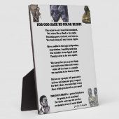 WEES IN GODSNAAM KLEURENBLIND POSTER FOTOPLAAT (Zijkant)