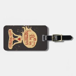 Wees in harmonie met jezelf 2 bagagelabel