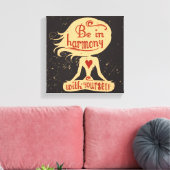 Wees in harmonie met jezelf 2 canvas afdruk (Insitu (Woonkamer))