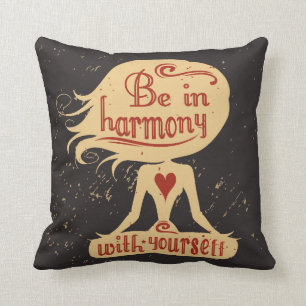 Wees in harmonie met jezelf 2 kussen