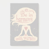 Wees in harmonie met jezelf 2 post-it® notes (Voorkant)