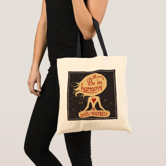 Wees in harmonie met jezelf 2 tote bag (Voorkant (product))