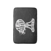 Wees in harmonie met jezelf badmat (Voorkant Verticaal)