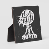 Wees in harmonie met jezelf fotoplaat (Voorkant)