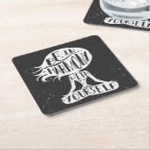 Wees in harmonie met jezelf kartonnen onderzetters (Schuin)