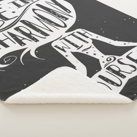 Wees in harmonie met jezelf sherpa deken (3/4)