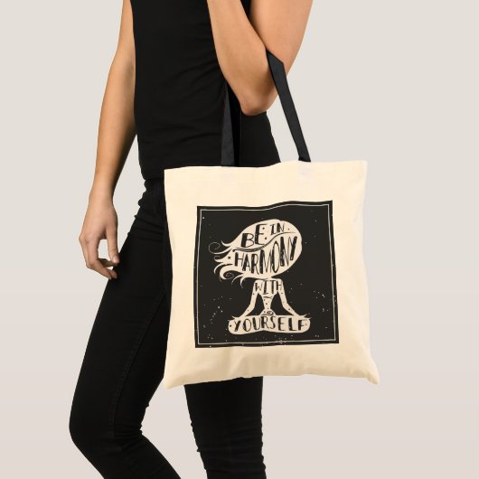 Wees in harmonie met jezelf tote bag (Voorkant (product))