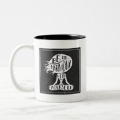 Wees in harmonie met jezelf tweekleurige koffiemok (Links)