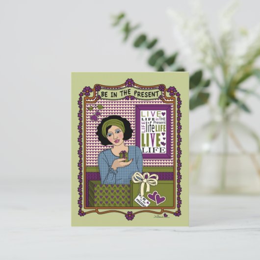 Wees in het Cadeau_A_ Briefkaart (Staand voorkant)