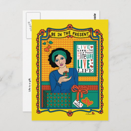 Wees in het Cadeau_B_ Briefkaart (Voorkant / Achterkant)