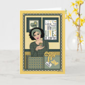 Wees in het Cadeau_C_Greeting Kaart (Gele Bloem)