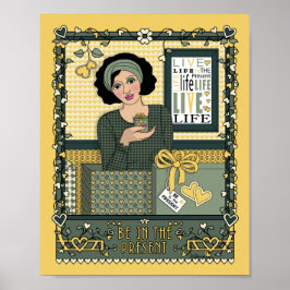 Wees in het Nu_C_8x10 Poster