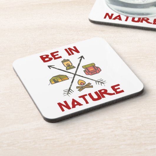 Wees in Natuur Bier Onderzetter (Linkerzijde)