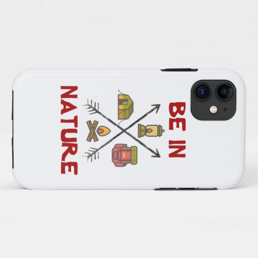 Wees in Natuur Case-Mate iPhone Case (Achterkant (horizontaal))
