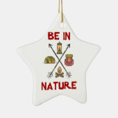 Wees in Natuur Keramisch Ornament (Rechts)