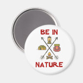 Wees in Natuur Magneet (Voorkant / Achterkant)