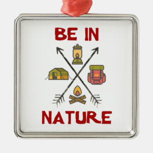 Wees in Natuur Metalen Ornament