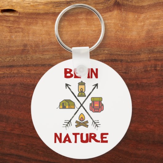 Wees in Natuur Sleutelhanger (Voorkant)