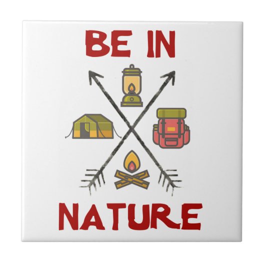 Wees in Natuur Tegeltje (Voorkant)