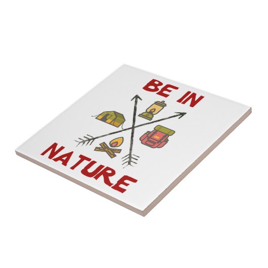 Wees in Natuur Tegeltje (Zijkant)