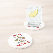 Wees in Natuur Zandsteen Onderzetter (Zijkant)