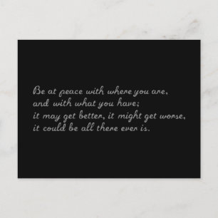 Wees in vrede briefkaart