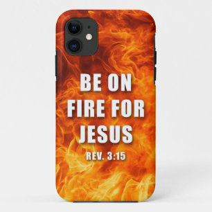 Wees in vuur en vlam voor Jezus Christelijke geloo Case-Mate iPhone Case