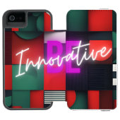 Wees innovatief incipio iPhone portemonnee hoesje (Agenda Open)
