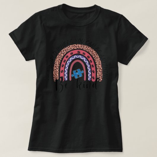 Wees Inspirerend positieve Vibes Kindness Posi T-shirt (Design voorkant)
