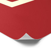 Wees Inspirerend woorden Poster - Rood (Hoek)