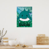 Wees Jawsome Haai Poster (Keuken)